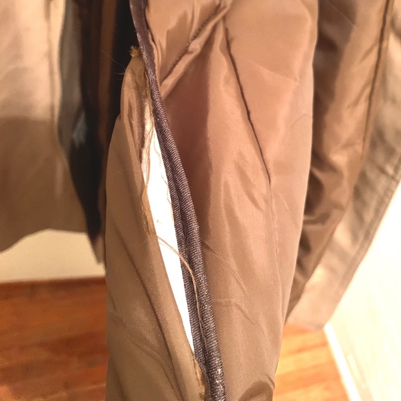 Vintage London Fog Mens Trench w/fur collar 38 reg - Picture 7 of 7